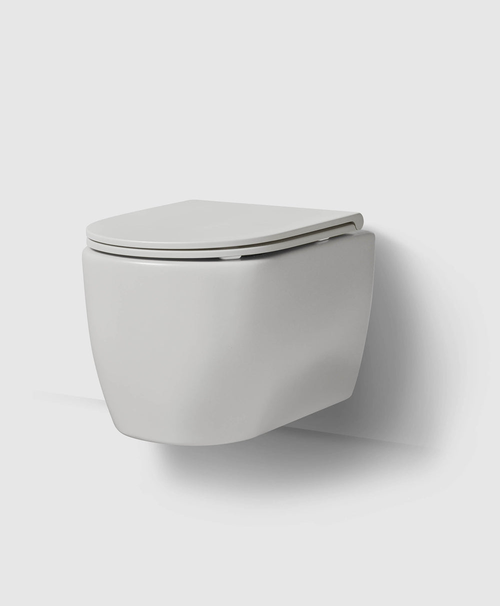 WC/2 wall hung 51 matt white with seat