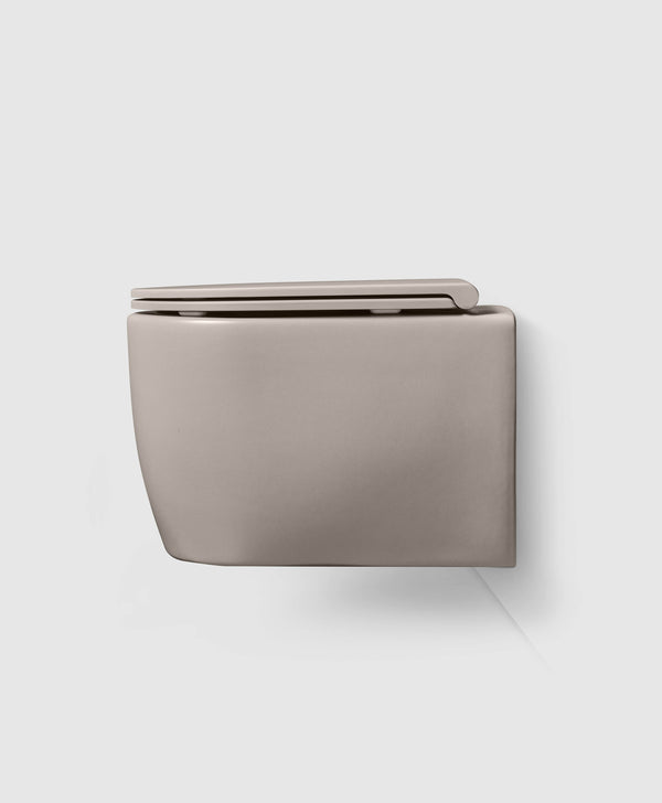 WC/2 wall hung 54 matt sand with seat