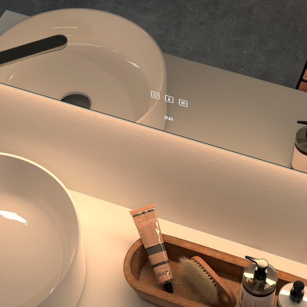 Badrumsspegel INR Touch Med Belysning