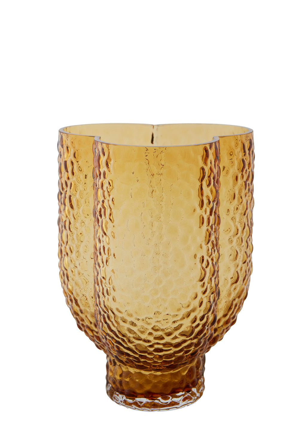 ARURA trio vase Amber / L13,5xW11,9xH18 CM