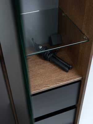 Högskåp INR Air Wood 40/40 med lådor