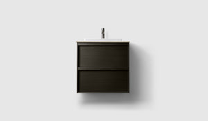 H2/60 - Dark Wood Vit Solid Surface / Norrvange Light Grey