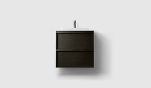 H2/60 - Dark Wood Vit Solid Surface / White Solid