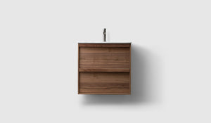 Kommod Haven H2 60 Slim - Walnut Wood - Porslinshandfat