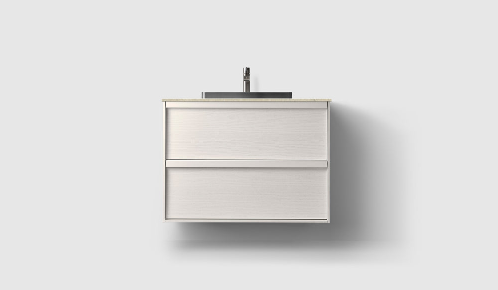 H2/80 - White Wood Rostfritt Stål / Norrvange Beige