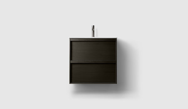 Kommod Haven H2 60 - Dark Wood - Porslinshandfat