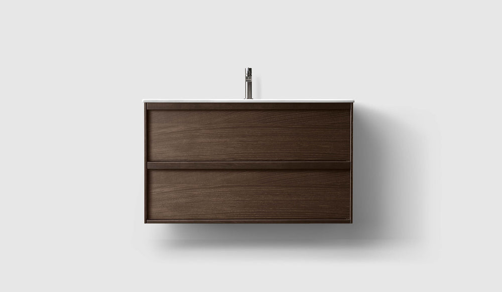 Kommod Haven H2 100 - Smoked Oak Wood - Porslinshandfat