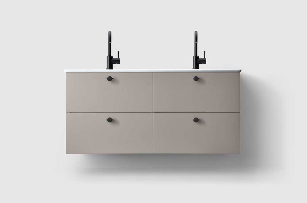 H3/120 Warm Grey / Porcelain / No Handle