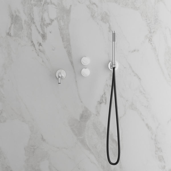 Badkarsblandare Scandtap Steel Harmonized 4 Inbyggd