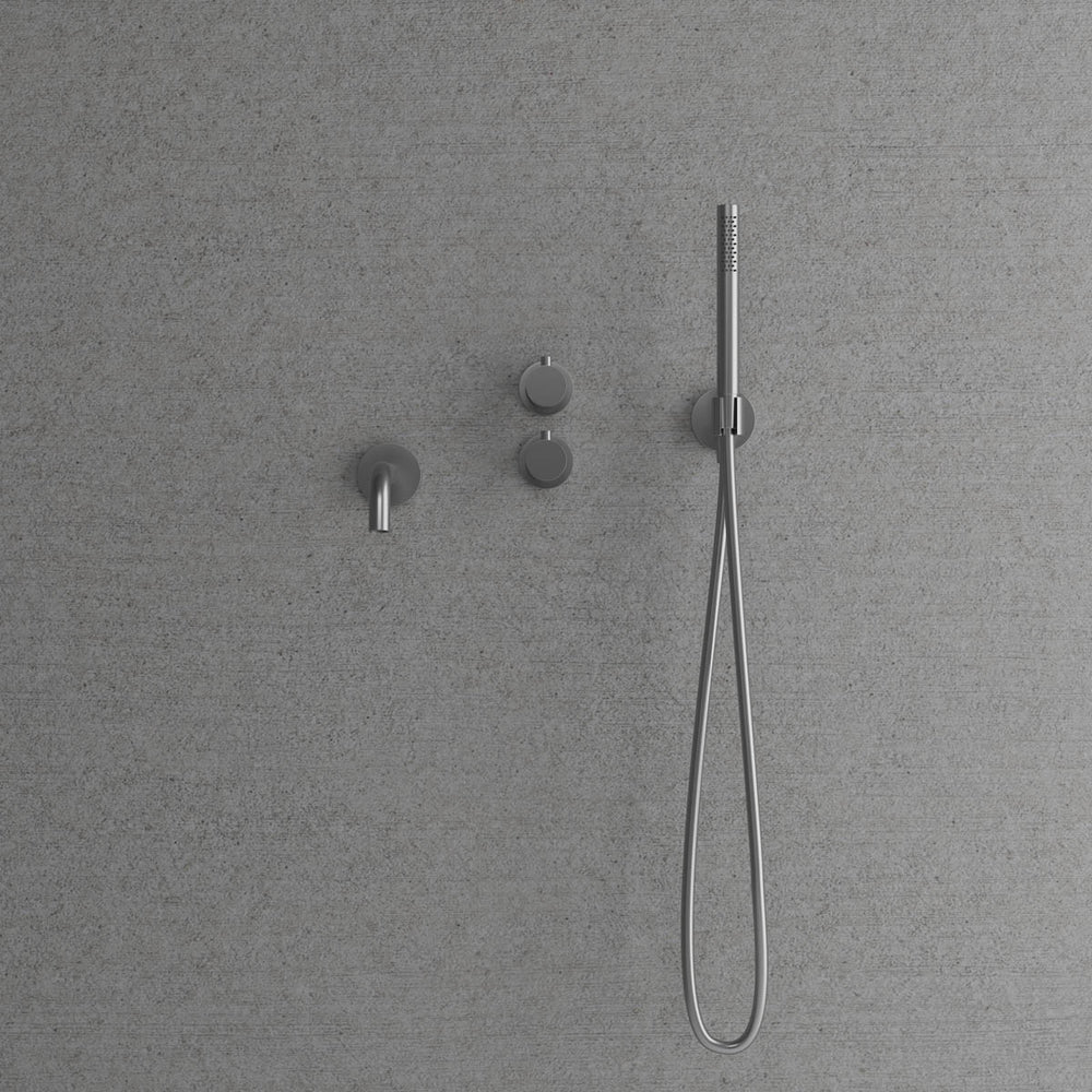 Badkarsblandare Scandtap Steel Harmonized 4 Inbyggd