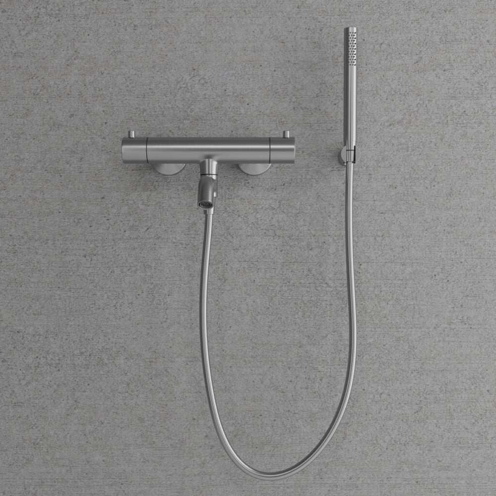 Badkarsblandare Scandtap Steel Pleasure 4 Med Dusch