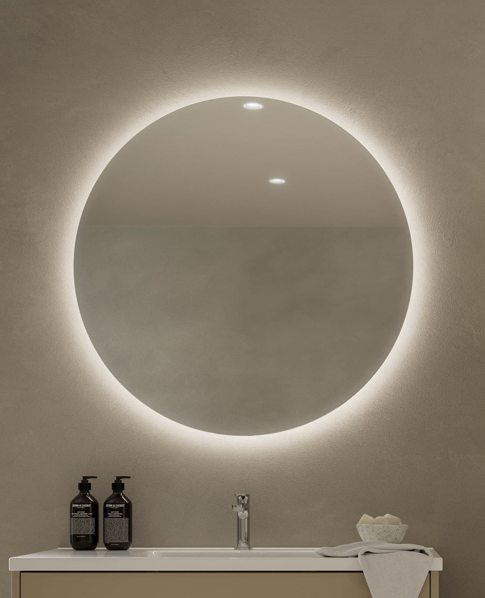 Badrumsspegel INR Loox Med Stämningsbelysning