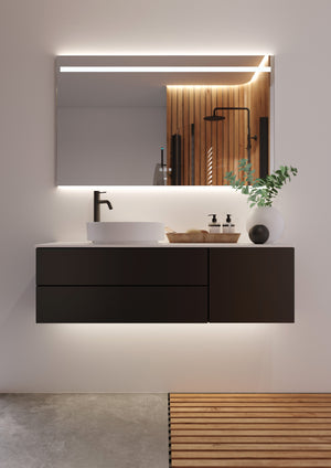 Badrumsspegel INR Touch Med Belysning