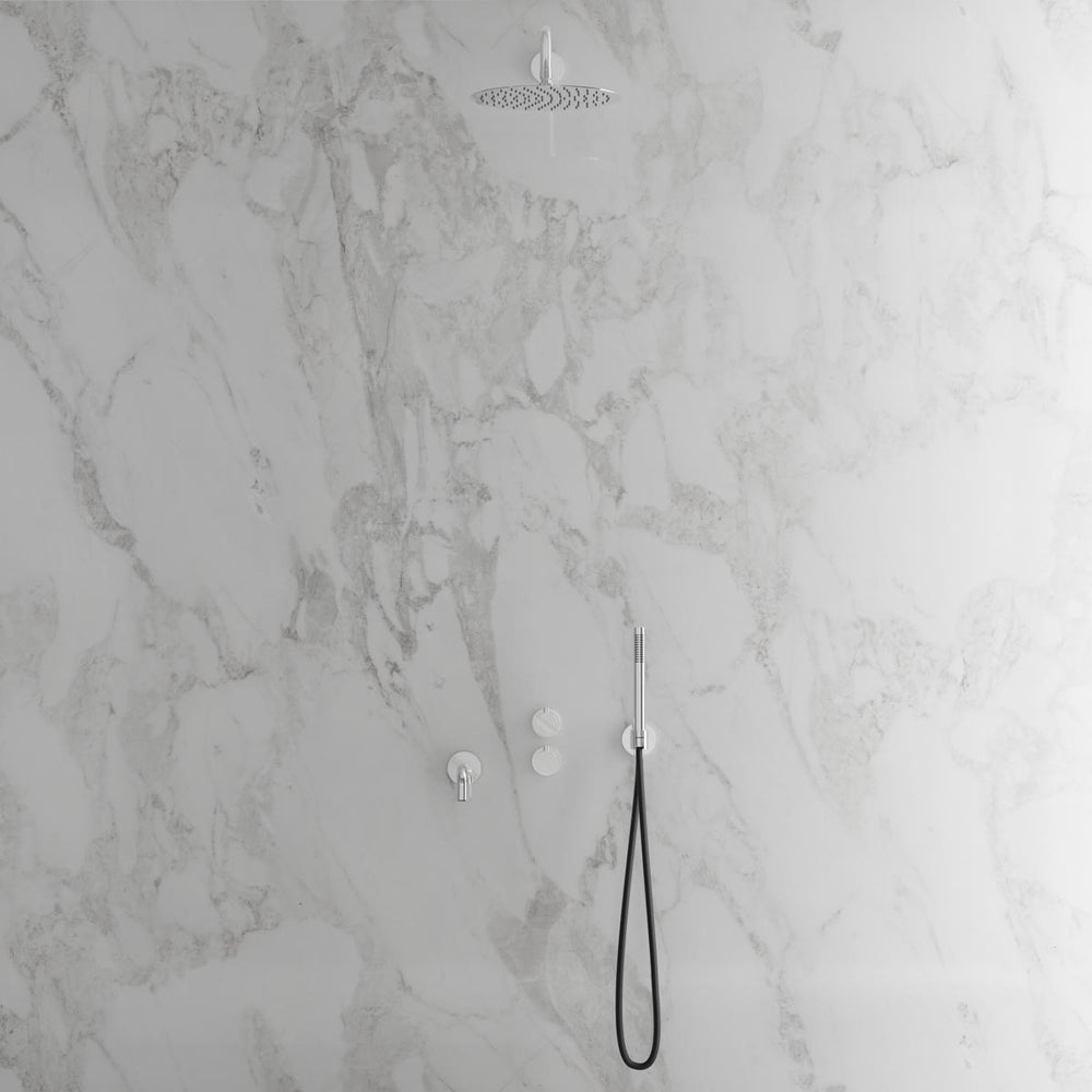 Takdusch Scandtap Steel Harmonized 3x Inbyggd Med Badkarspip