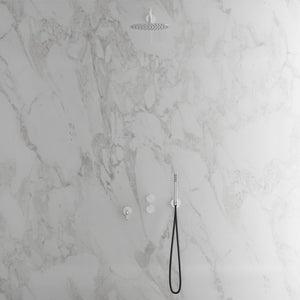 Takdusch Scandtap Steel Harmonized 3x Inbyggd Med Badkarspip