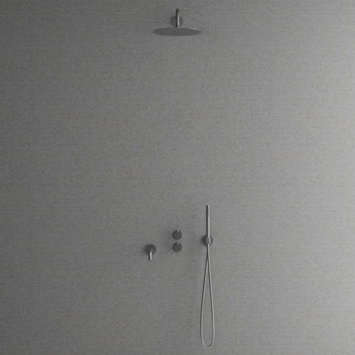 Takdusch Scandtap Steel Harmonized 3x Inbyggd Med Badkarspip
