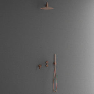 Takdusch Scandtap Steel Harmonized 3x Inbyggd Med Badkarspip