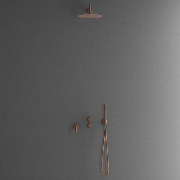 Takdusch Scandtap Steel Harmonized 3x Inbyggd Med Badkarspip