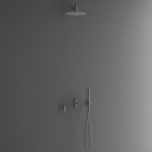 Takdusch Scandtap Steel Harmonized 3x Inbyggd Med Badkarspip