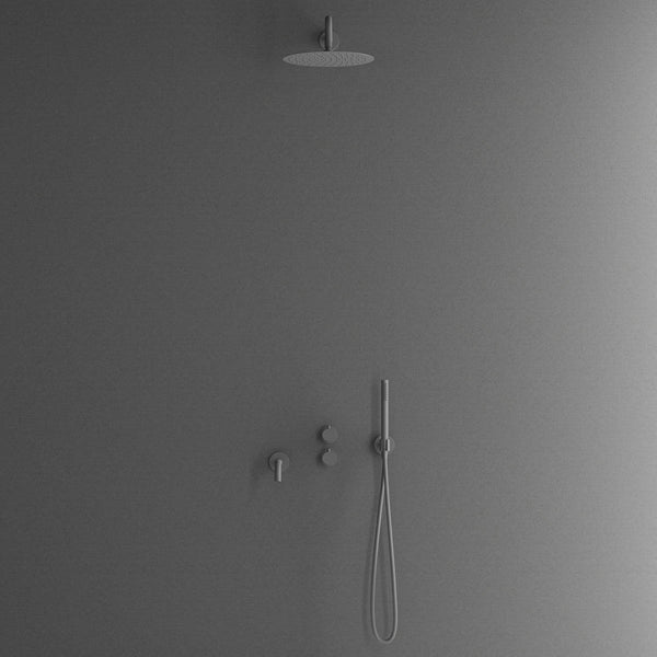 Takdusch Scandtap Steel Harmonized 3x Inbyggd Med Badkarspip