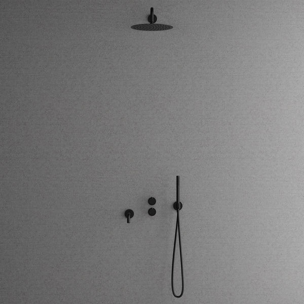 Takdusch Scandtap Steel Harmonized 3x Inbyggd Med Badkarspip