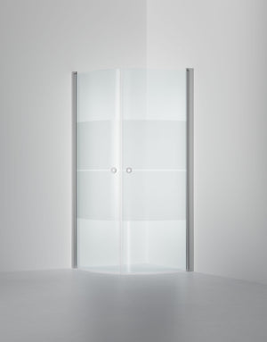 Duschhörna INR Linc Niagara Mönstrat Härdat Glas