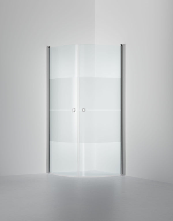 Duschhörna INR Linc Niagara Mönstrat Härdat Glas