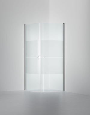 Duschhörna INR Linc Niagara Mönstrat Härdat Glas