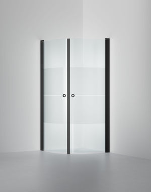 Duschhörna INR Linc Niagara Mönstrat Härdat Glas