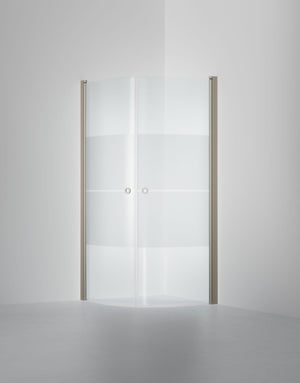 Duschhörna INR Linc Niagara Mönstrat Härdat Glas