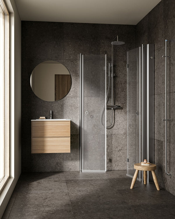 Duschhörna INR Linc Angel Flex Härdat Klarglas