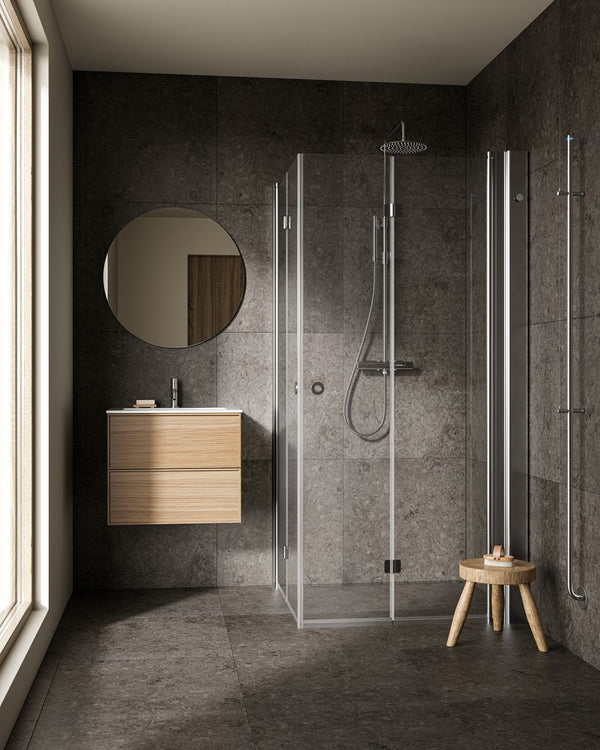 Duschhörna INR Linc Angel Flex Härdat Klarglas