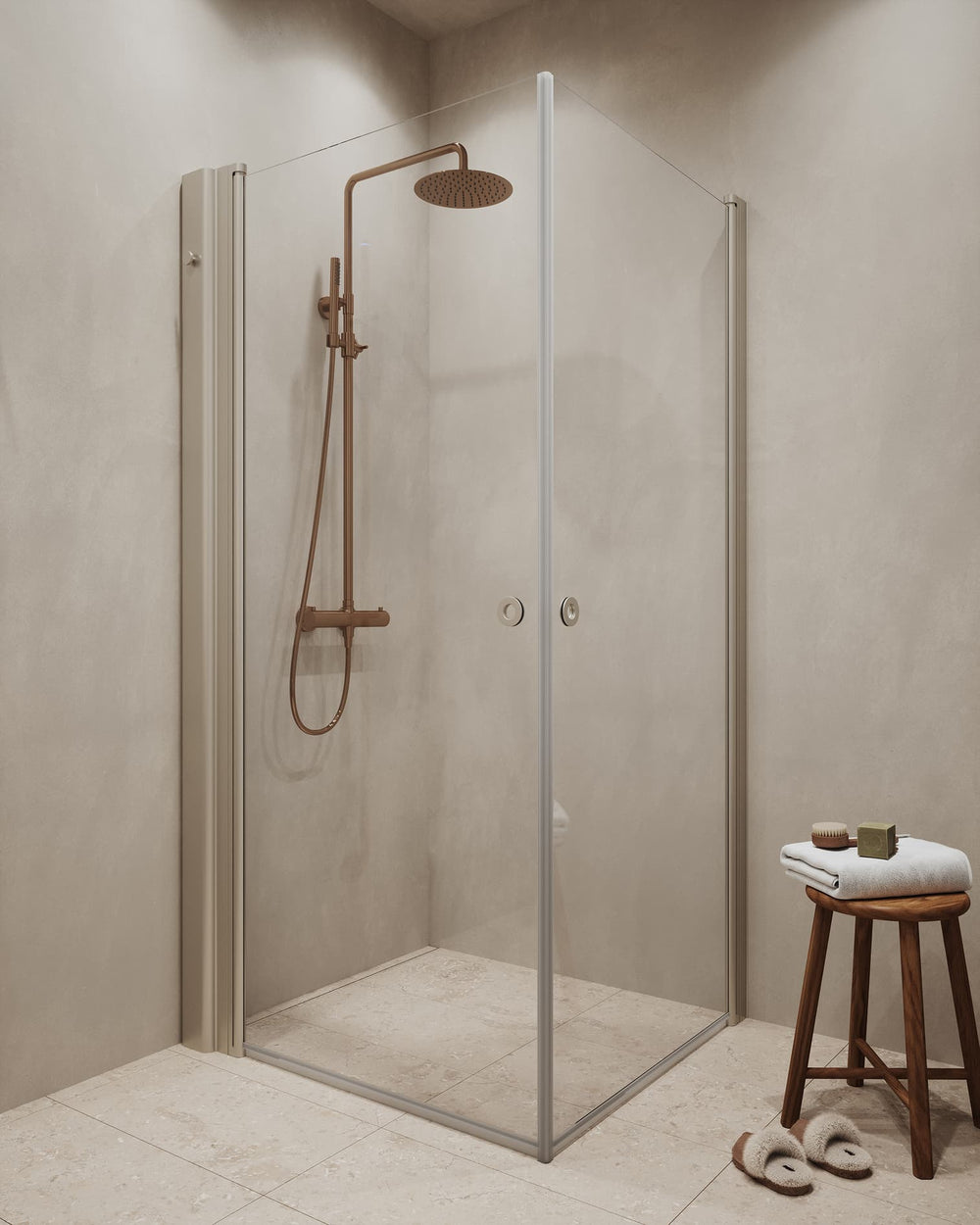 Duschhörna INR Linc Angel Härdat Klarglas