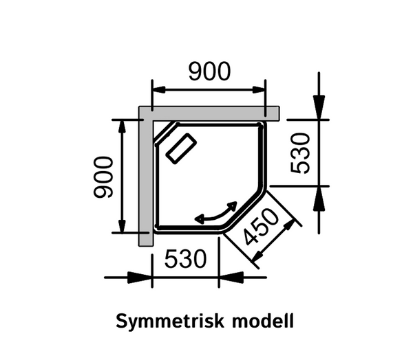 Duschkabin INR Bric 2