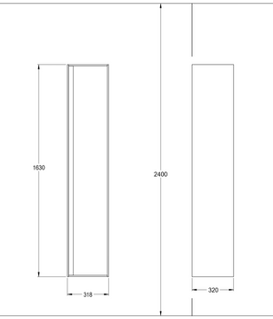 Högskåp Haven H2 TC32