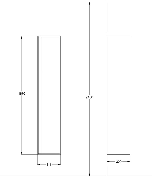 Högskåp Haven H2 TC32