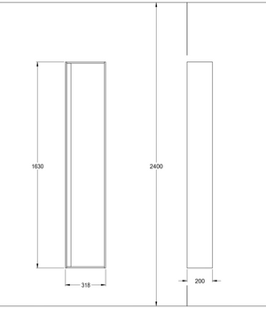 Högskåp Haven H2 TCS32 Slim