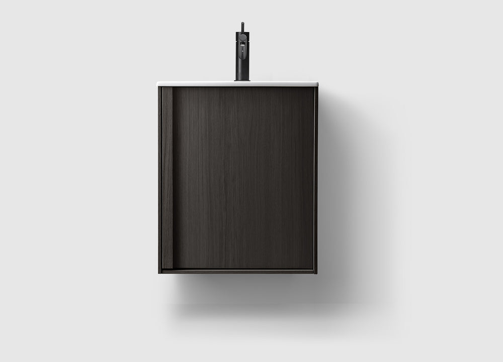 Kommod Haven H2 50 Slim - Dark Wood - Porslinshandfat