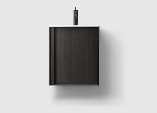 Kommod Haven H2 50 Slim - Dark Wood - Porslinshandfat