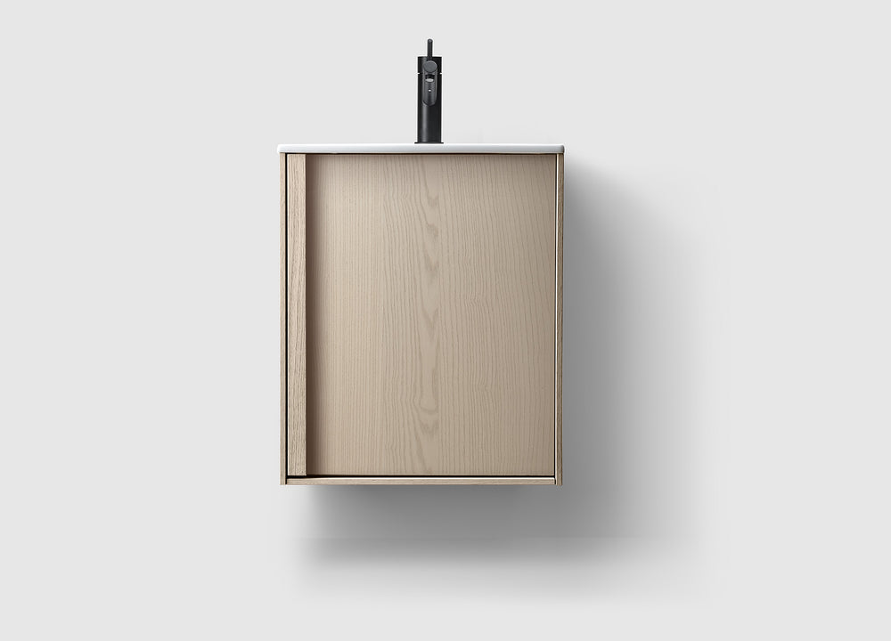 Kommod Haven H2 50 Slim - Light Ash Wood - Porslinshandfat