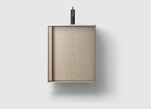 Kommod Haven H2 50 Slim - Light Ash Wood - Porslinshandfat