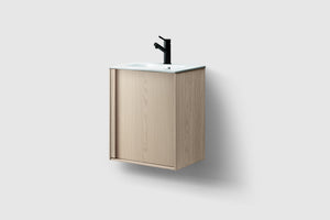 Kommod Haven H2 50 Slim - Light Ash Wood - Porslinshandfat