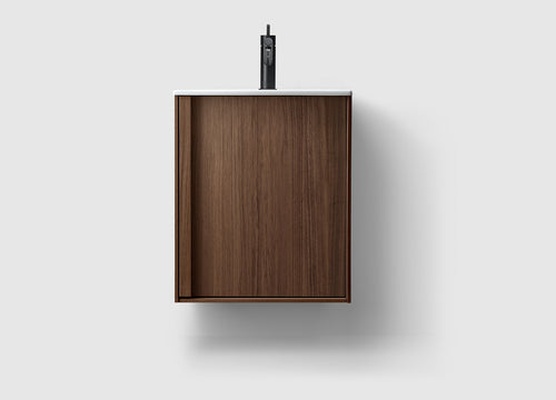 Kommod Haven H2 50 Slim - Walnut Wood - Porslinshandfat