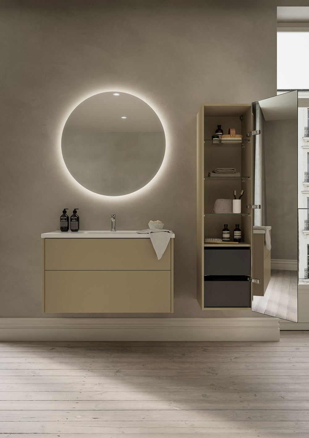 Högskåp INR Twin 40/40 Med Lådor