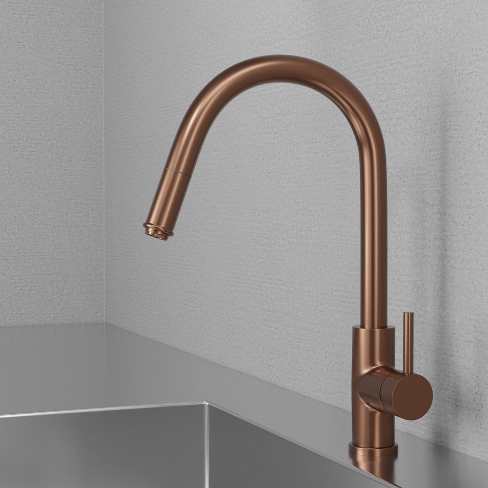 Köksblandare Scandtap Steel Access Med Utdragbart Muntstycke