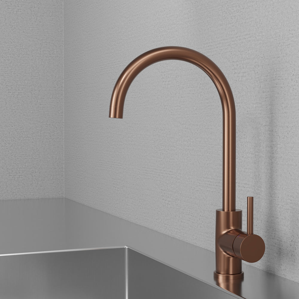 Köksblandare Scandtap Steel Curve