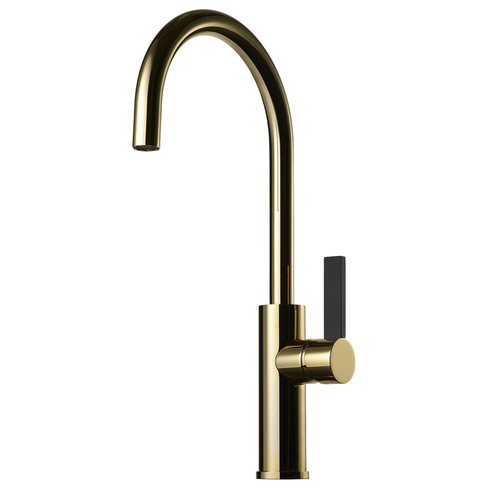 Köksblandare Tapwell ARM180 Svart Grepp Svängbar Pip