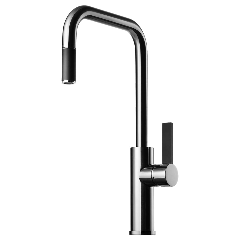 Köksblandare Tapwell ARM985 Svart Grepp Hög Svängpbar Pip