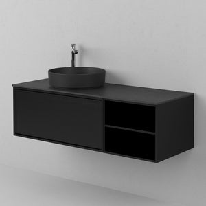 Kommod INR Air Wood 120 - Black Oak - Vänster