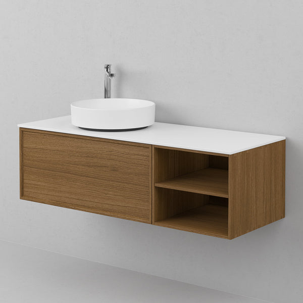 Kommod INR Air Wood 120 - Dark Oak - Vänster